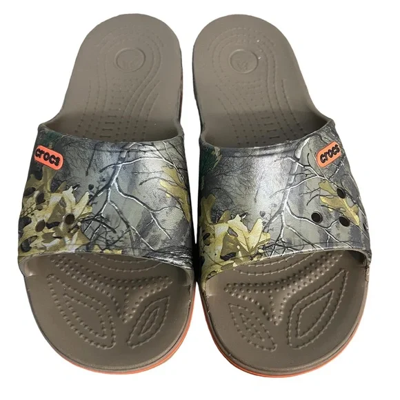 Footwear Mens Camo Croc Flip Flops Crocs Modi Realtree Slide